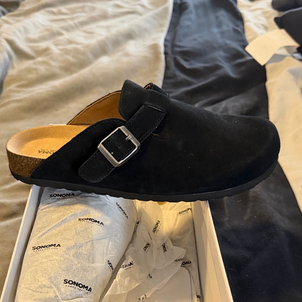 Sonoma Black women’s Loafers with Buckle